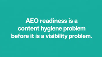 What HubSpot AEO Means for Content Teams Managing Large Portals