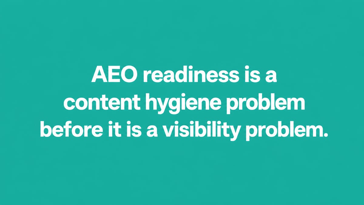 What HubSpot AEO Means for Content Teams Managing Large Portals