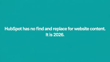 How to Find and Replace Text Across Your Entire HubSpot Website
