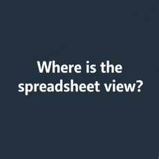 Your CMS Does Not Have a Spreadsheet View. Here Is Why That Matters.