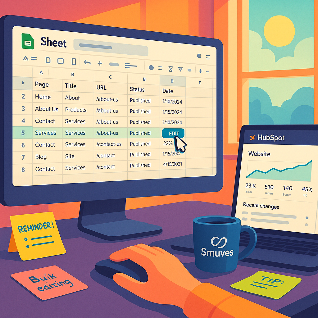 Top 5 Challenges in editing HubSpot Websites in bulk and How Smuves Solves Them