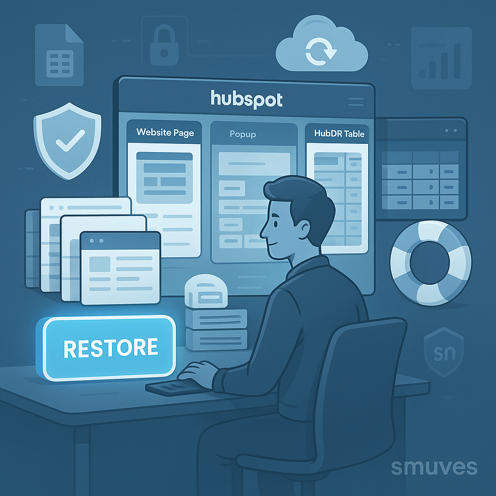 Backup and Restore Your Websites - Safety Nets for Secure HubSpot Editing
